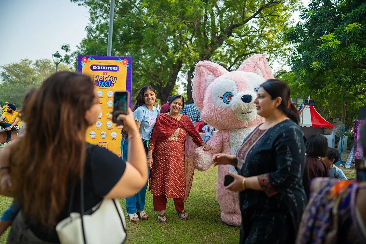 Mothers and children sharing a MommyFest experience