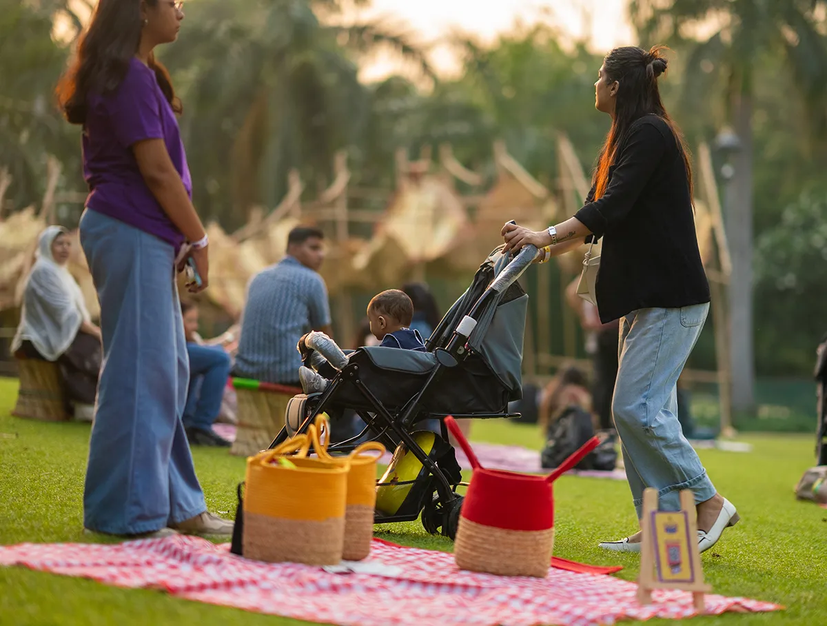 Mothers enjoying the MommyFest community