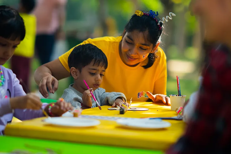 Children enjoying a Kids Discovery activity