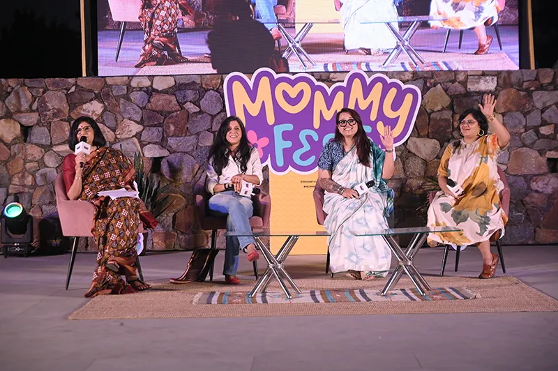 Panel conversation on the MommyFest Live stage